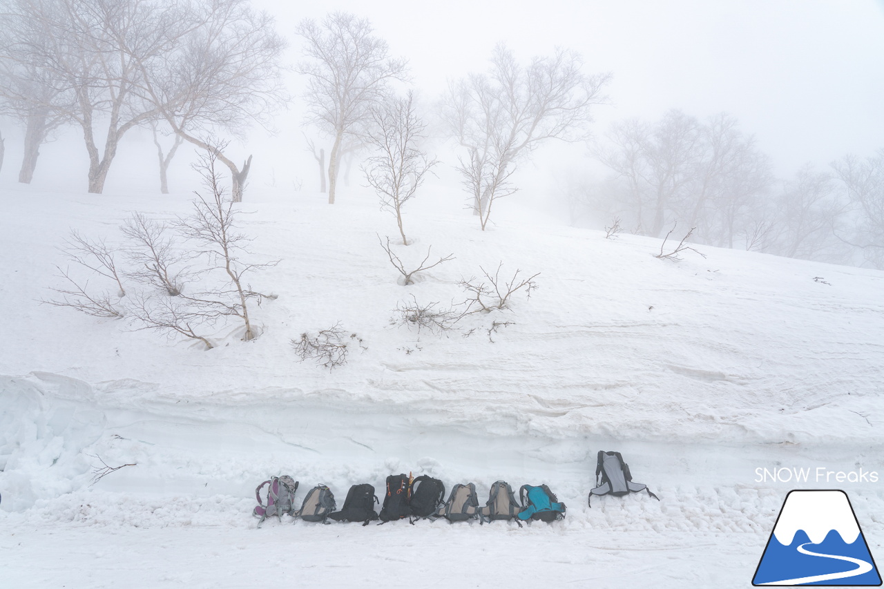 大雪山層雲峡・黒岳ロープウェイスキー場｜真っ白な『霧』に包まれた雲上のゲレンデ。春スキー＆スノーボードを楽しむなら、今がおススメです(^^)v